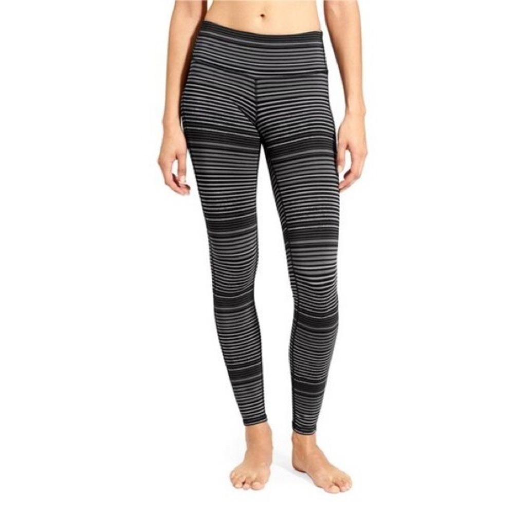 Athleta Chaturanga Striped Leggings XS